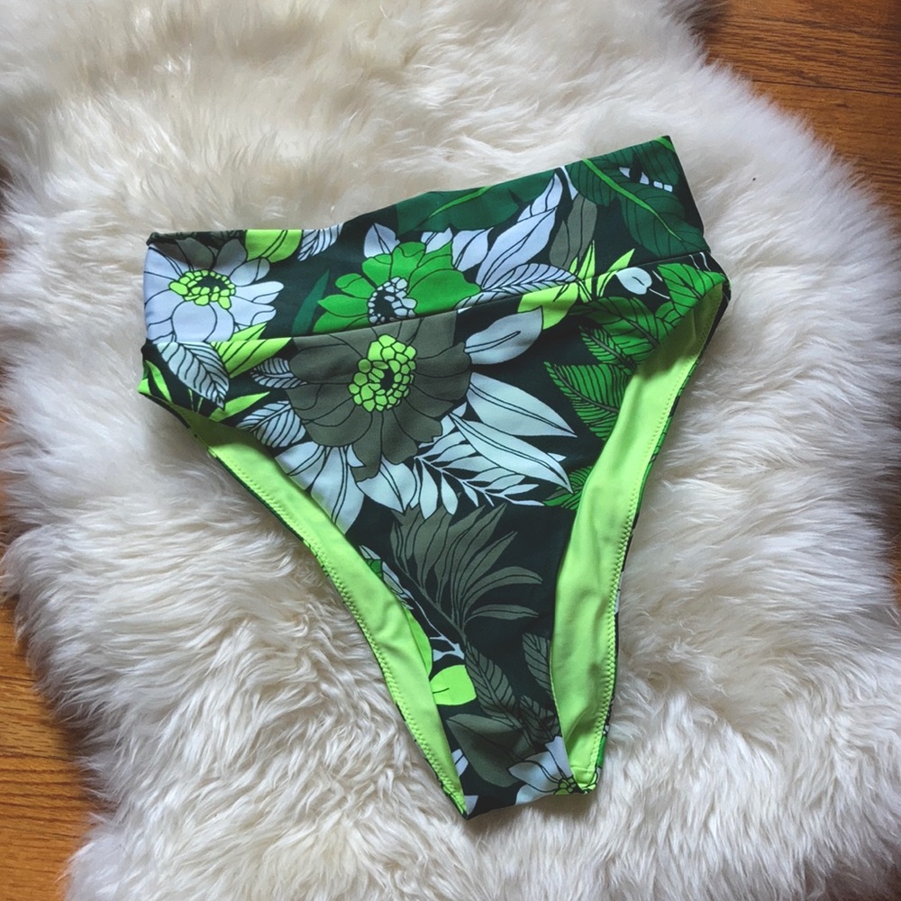 Aerie High Cut Cheeky Bikini Bottom